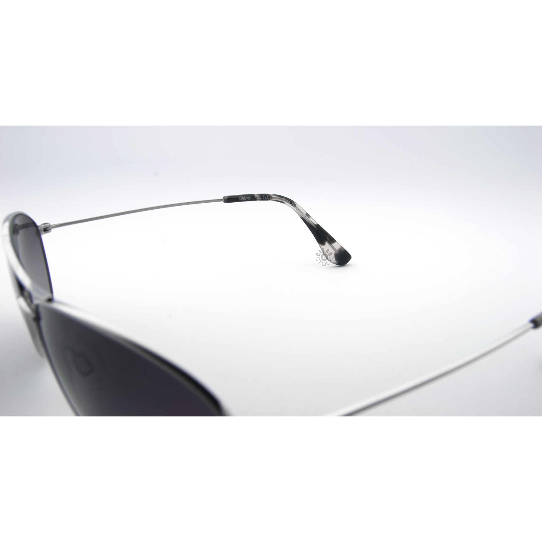 Maui Jim BabyBeach MJ-245-17 Titanium Polarized Sunglasses