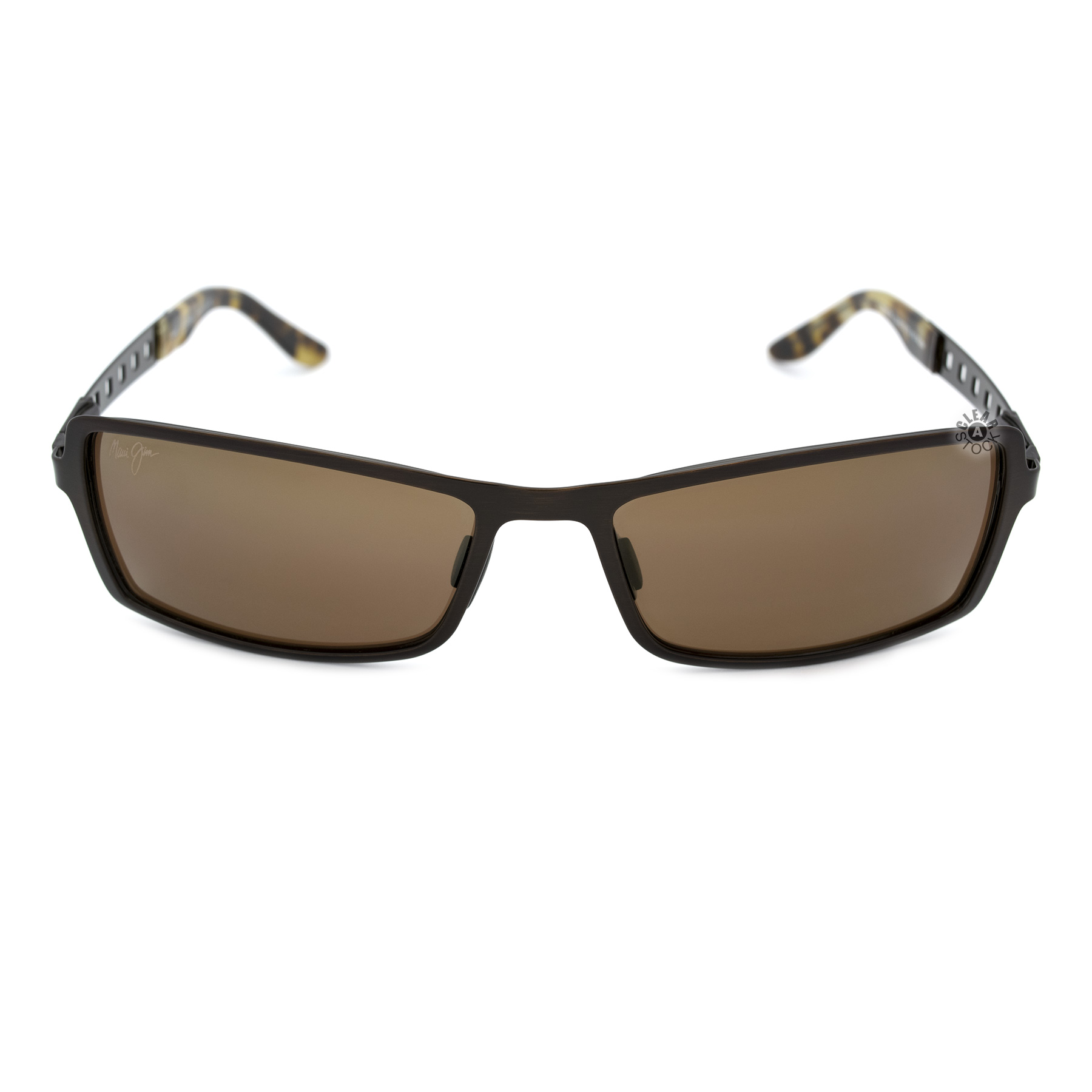 Maui Jim Shark Pit MJ-228-20 Polarized Sunglasses Brushed Bronze/HCL ...