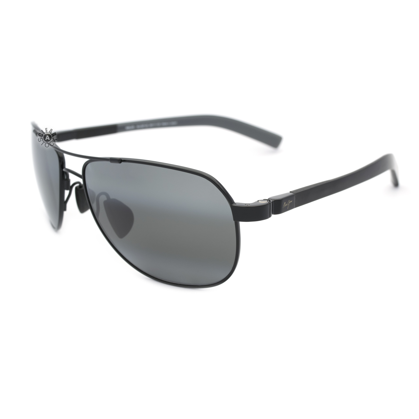 Maui Jim Guardrails MJ-327-02 Polarized Sunglasses Black/Grey