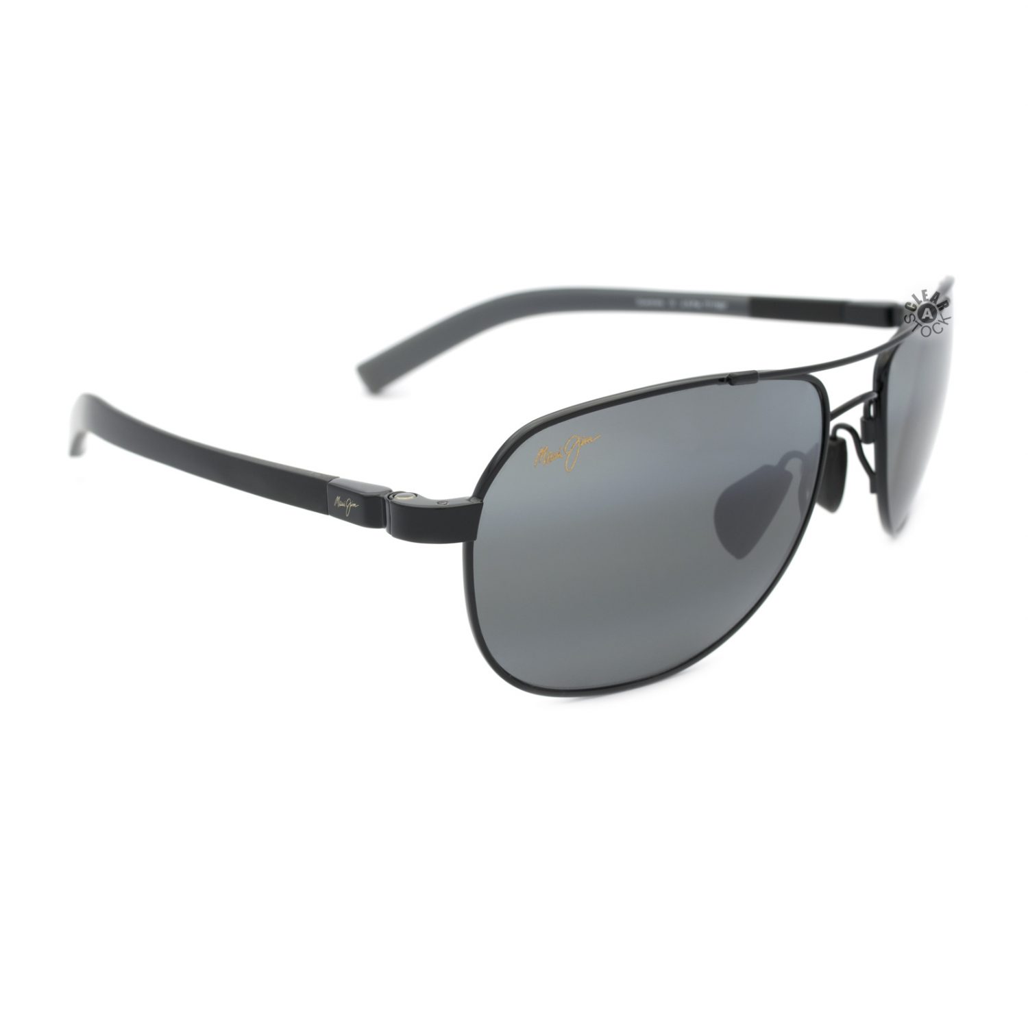 Maui Jim Guardrails MJ-327-02 Polarized Sunglasses Black/Grey