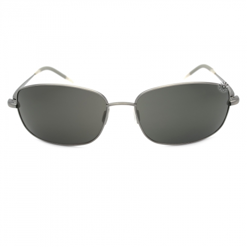 Oliver Peoples Truce Titanium VFX Polarized Sunglasses 62x16-130 Silver / Midnight Express